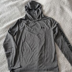 Under Armour Gray Boys Youth Large Long Sleeve